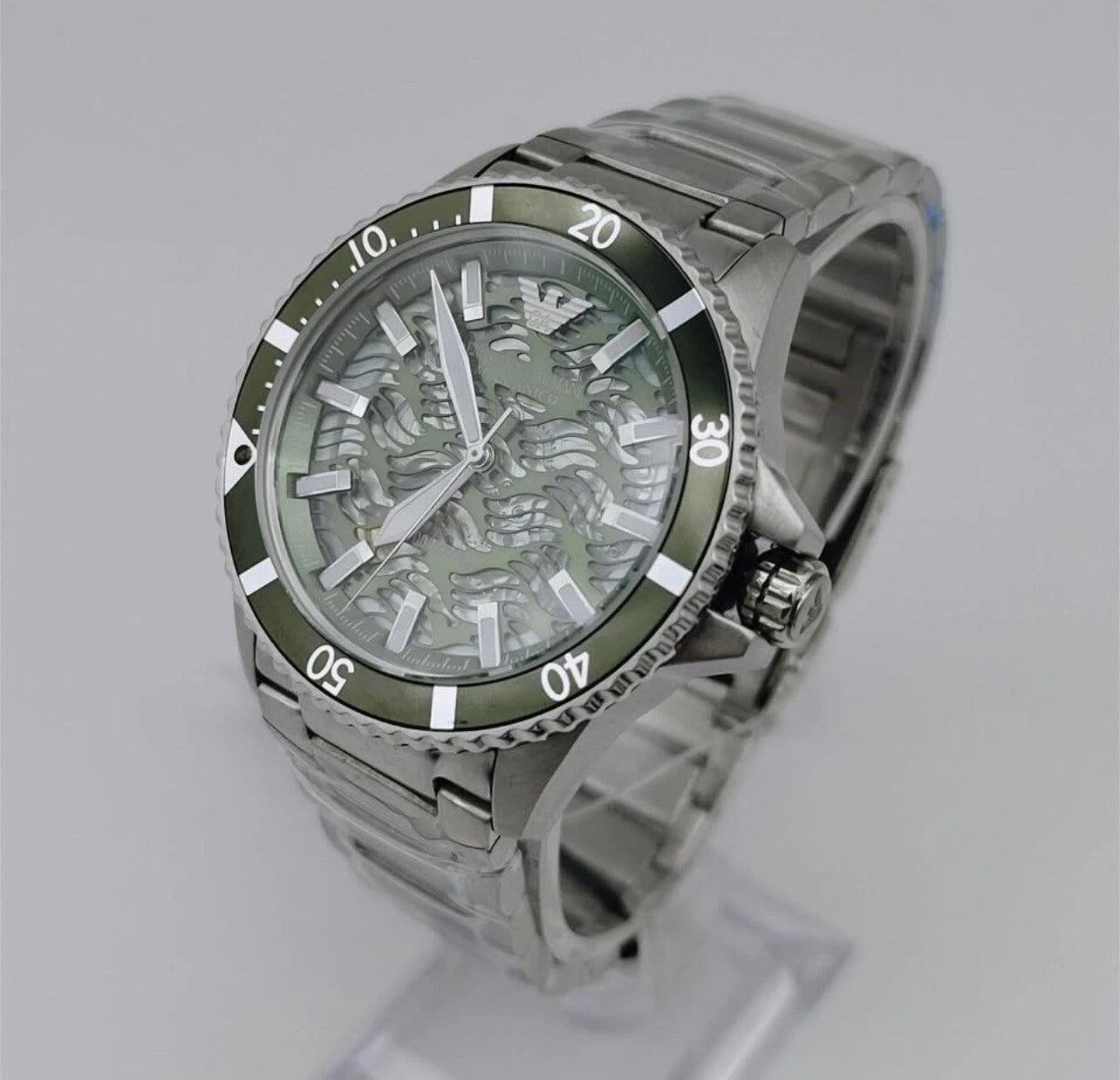 Emporio Armani Silver Watch AR60061