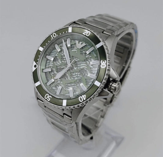 Emporio Armani Silver Watch AR60061